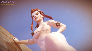 Brigitte footjob