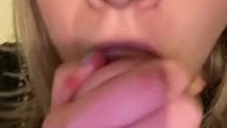 Spit Sloppy Huge Dildo Dildo Deepthroat Blowjob GIF