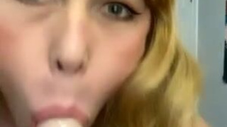 Sissy Deepthroat Blowjob GIF