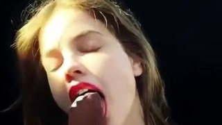 Deepthroat Blowjob Barbara Palvin GIF