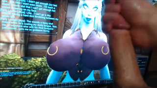 Huge Tits Draenei Slut Cum Tribute World of Warcraft