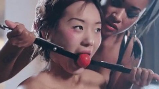 Chinese Ball Gagged BDSM Asian GIF