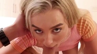 Pretty Deepthroat Blowjob Blonde Blake Blossom Balls Sucking Balls Babe GIF