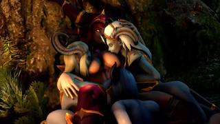 World Of Warcraft - Sexy Alexstrasza, Draenei + Lylly - Part 3