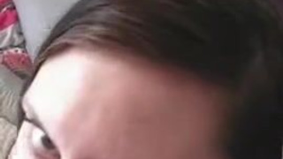 POV Gag Reflex Deepthroat Blowjob Big Dick GIF