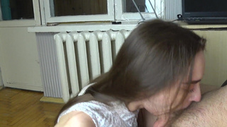 I Love To Swallow His Cock Every Day - SladkiSlivki