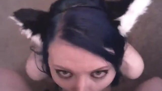 POV Kitty Ears Facefuck